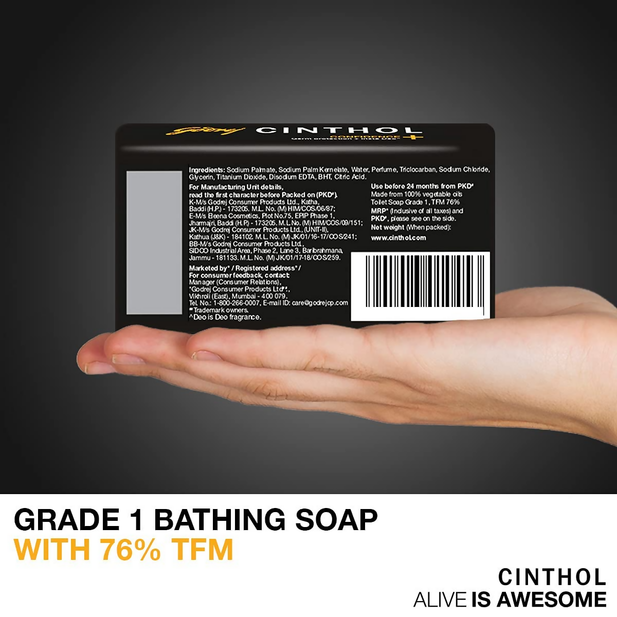 Cinthol Health+ Soap | Grocsy