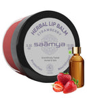 Saamya Deep Nurture Herbal Lip Balm - Strawberry | Grocsy