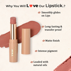 The Natural Wash Silky Matte Fusion Longstay Bullet Lipstick - Stardust Rose | Grocsy