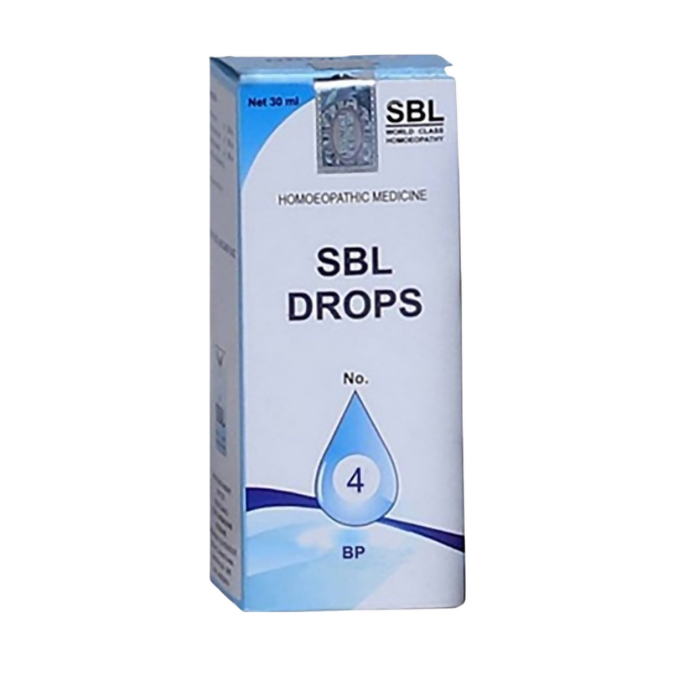 SBL Homeopathy Drops No. 4 (For BP) | Grocsy