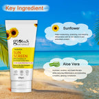Globus Naturals Hydra Gel Sunscreen With Goodness of Sunflower & AloeVera For Sun Protection All Skin Types | Grocsy