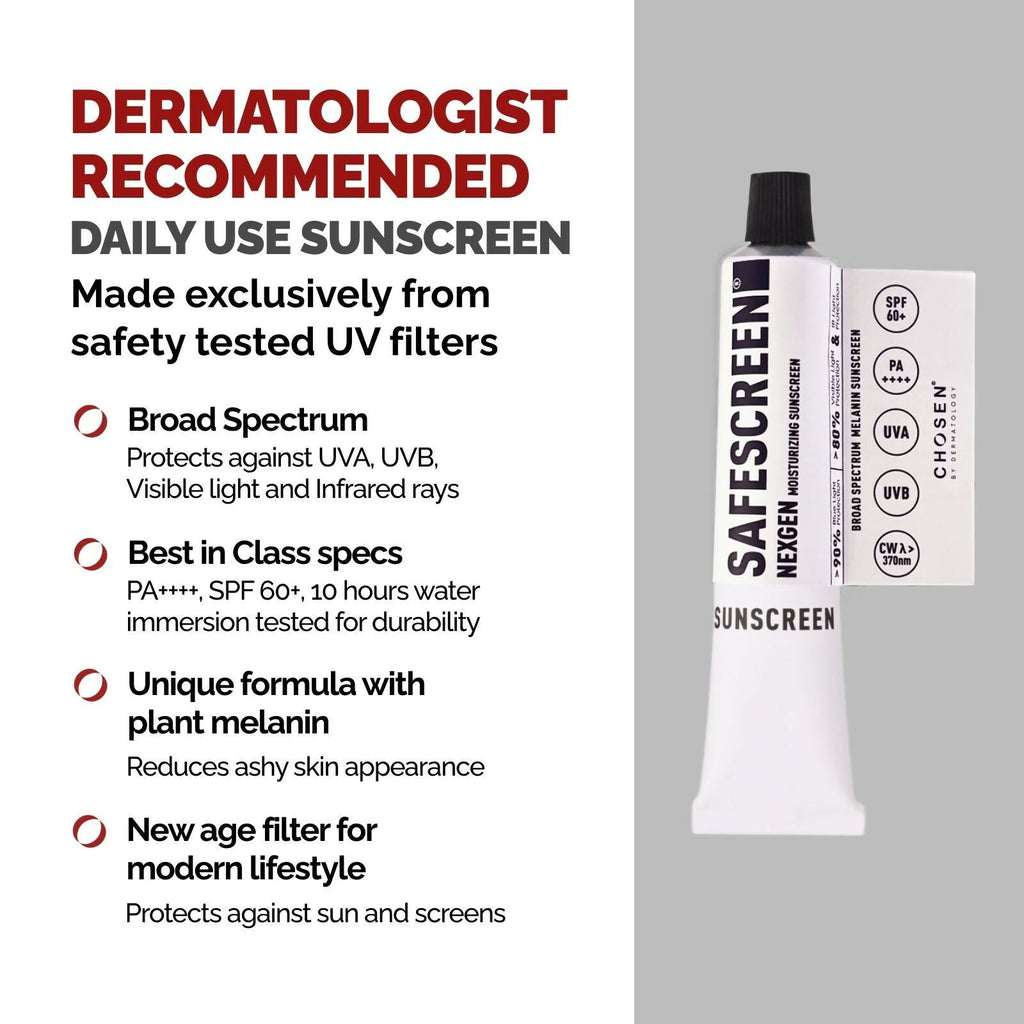 Chosen Safescreen Nexgen Moisturizing Sunscreen with Blue Light Protection | Grocsy