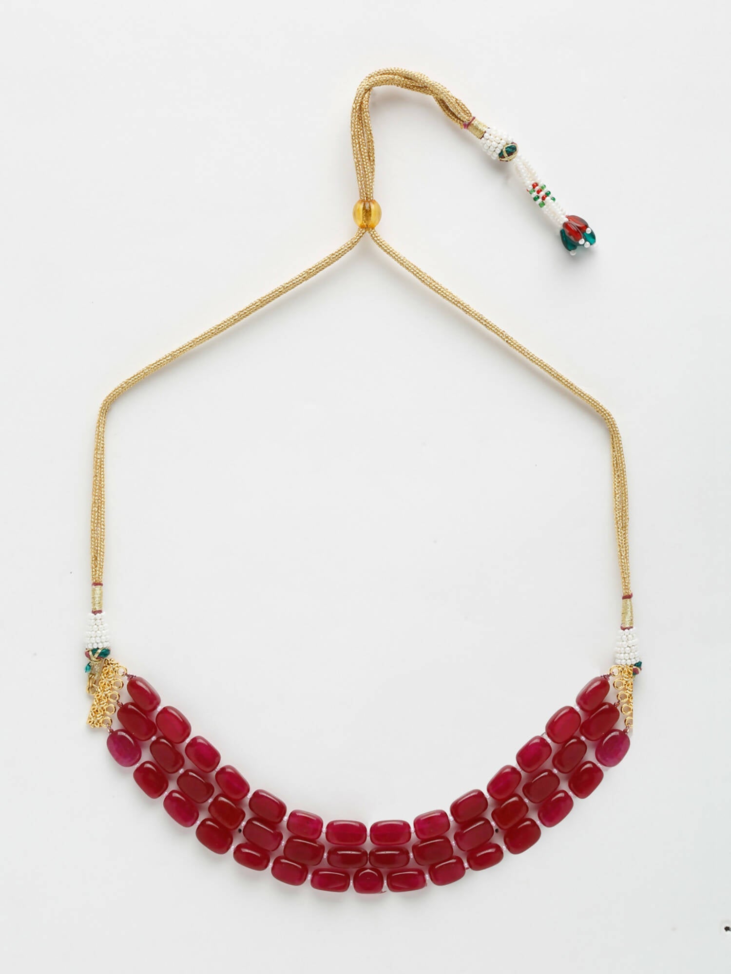 Maroon Choker - Ruby Raang | Grocsy