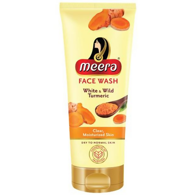 Meera White & Wild Turmeric Face Wash For Dry To Normal Skin | Grocsy
