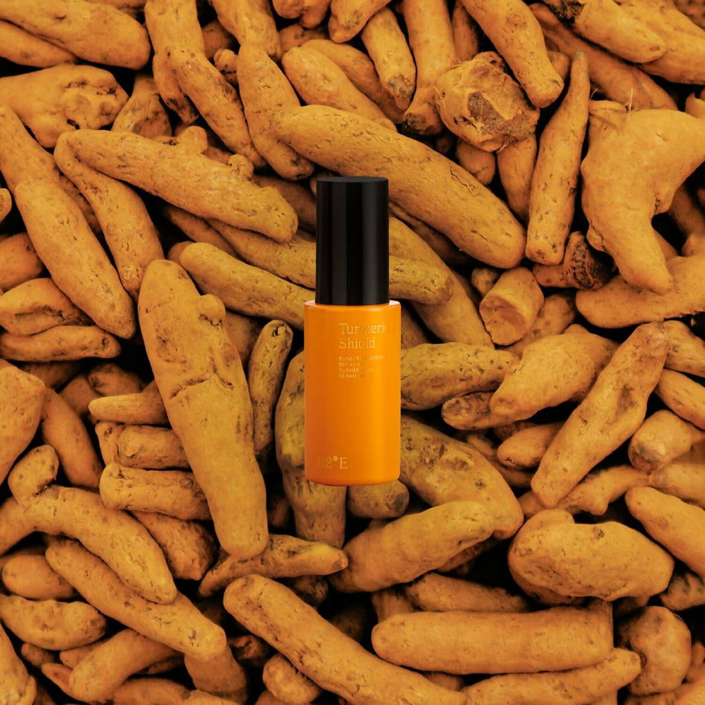 82°E By Deepika Padukone Turmeric Shield SPF 40 PA+++ Sunscreen Serum With Turmeric and Ceramides | Grocsy
