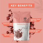 Wild Organic Moroccan Red Clay Powder | Grocsy