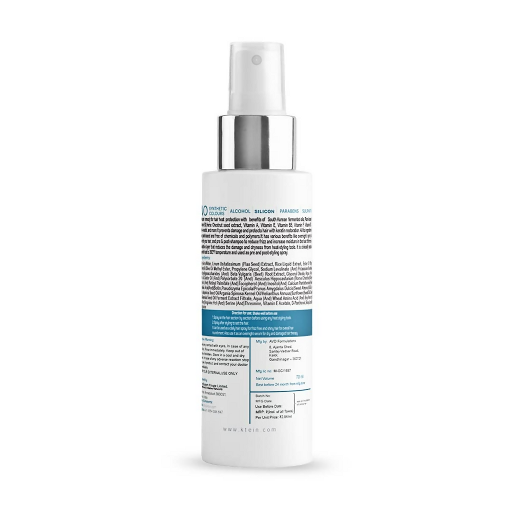 Ktein Natural 100% Plant Based Multi Vitamin Purpose with Deep Nourishment Hairspray For Hair | Grocsy