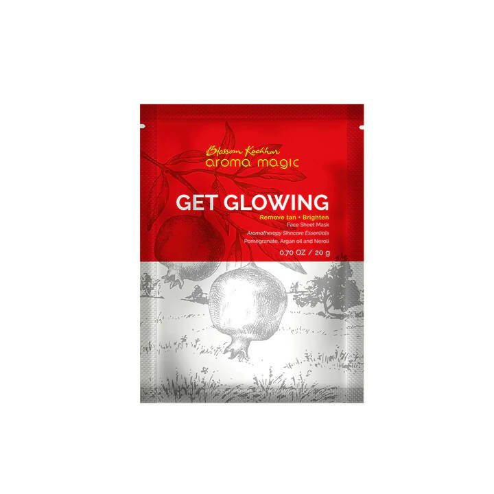 Blossom Kochhar Aroma Magic Get Glowing Face Sheet Mask | Grocsy