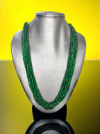 Inhanns Crystal Beads Luxe Edition – Multi-Layered Necklace - Dark Green | Grocsy