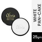 Olivia Waterproof Pan-Cake Foundation - White | Grocsy