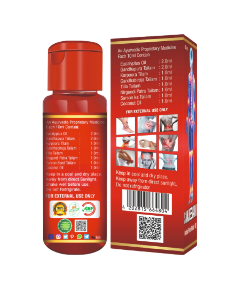 Naveda Herbal Sanjeevani Pain Relief Oil | Grocsy