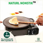 The Indus Valley Super Smooth Cast Iron Set: Frypan+ Kadai+ Tawa, Kitchen set for Home, Nonstick, 100% Pure,Toxin-free, Tadka Pan | Grocsy