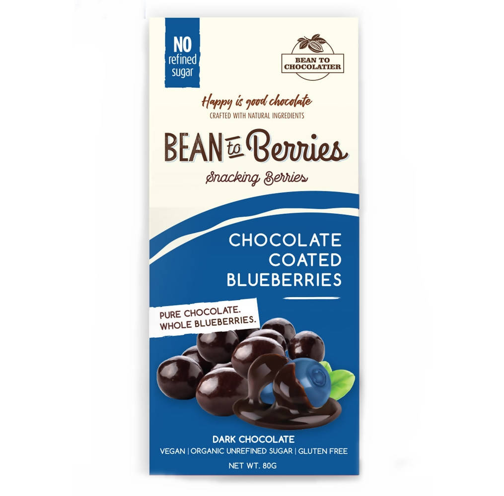 Pink Harvest Bean To Berries Chocolate Coated Blueberries | Grocsy