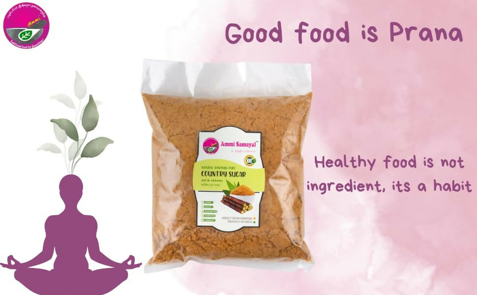 Ammi Samayal Country Sugar Pure Naatu Sakkarai Brown Sugar | Grocsy