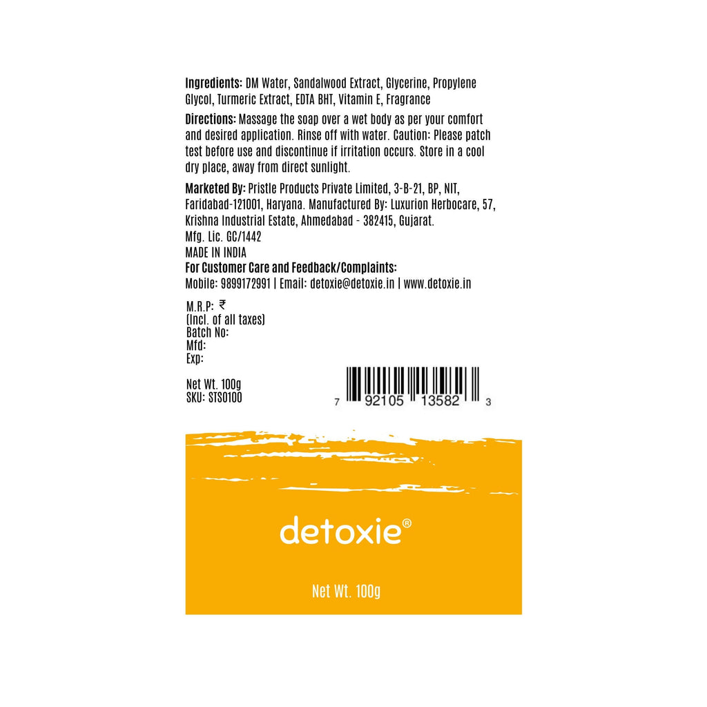 Detoxie Handmade Soaps Combo | Grocsy