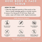 Organicos Rose Face & Body Scrub | Grocsy