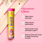 Chicnutrix Korean Skin Glow Protection Routine Combo - Chicnutrix Glow + Block Lightweight Sunscreen SPF 45 PA+++ | Grocsy