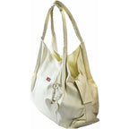 Half White Hand-Held Bag  | Grocsy