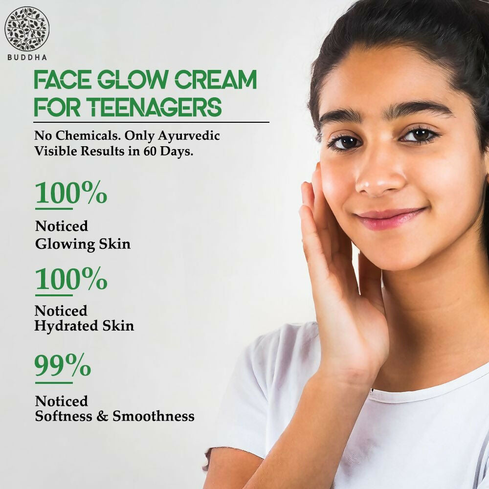 Buddha Natural Face Glow Cream for Teenager (11 to 19 Years) | Grocsy