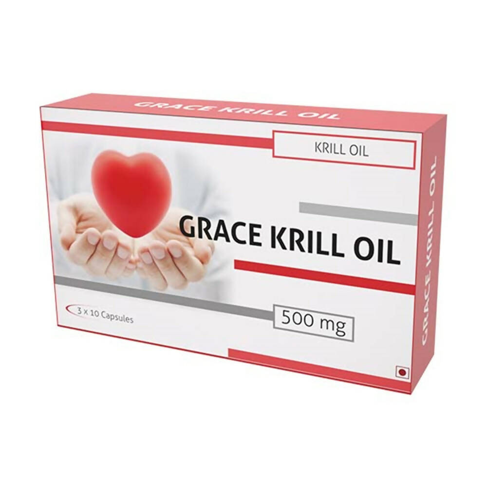 Nutra Grace Krill Oil Capsules | Grocsy