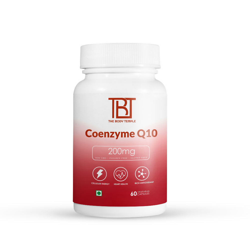The Body Temple Coenzyme Q10 200 mg For Heart Health Capsules | Grocsy