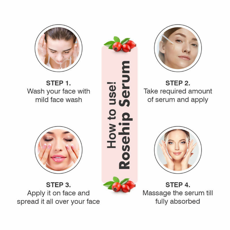 Skiura Nature Rosehip Serum For Radiant Glow | Grocsy