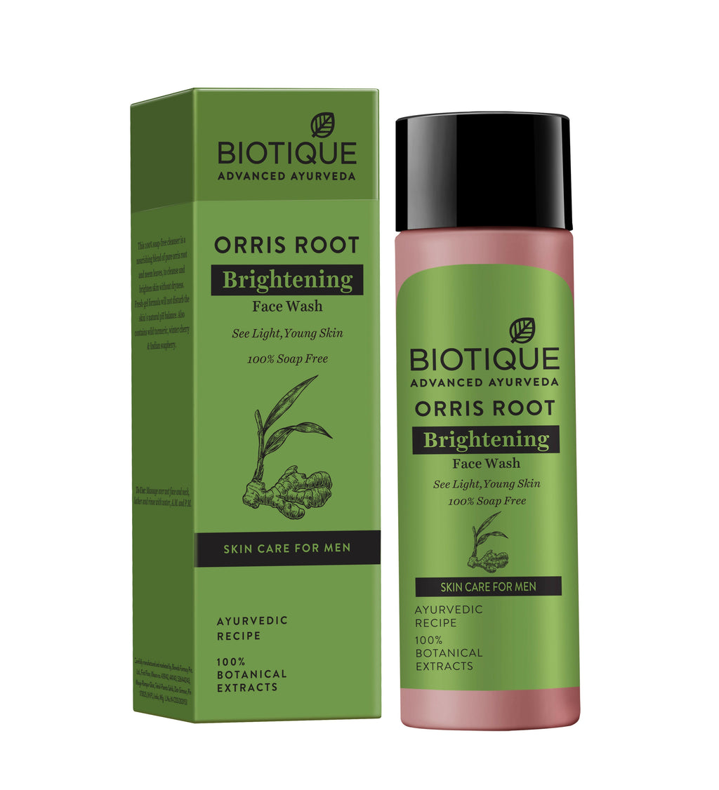 Biotique Bio Orris Root Brightening Face Wash For Men | Grocsy