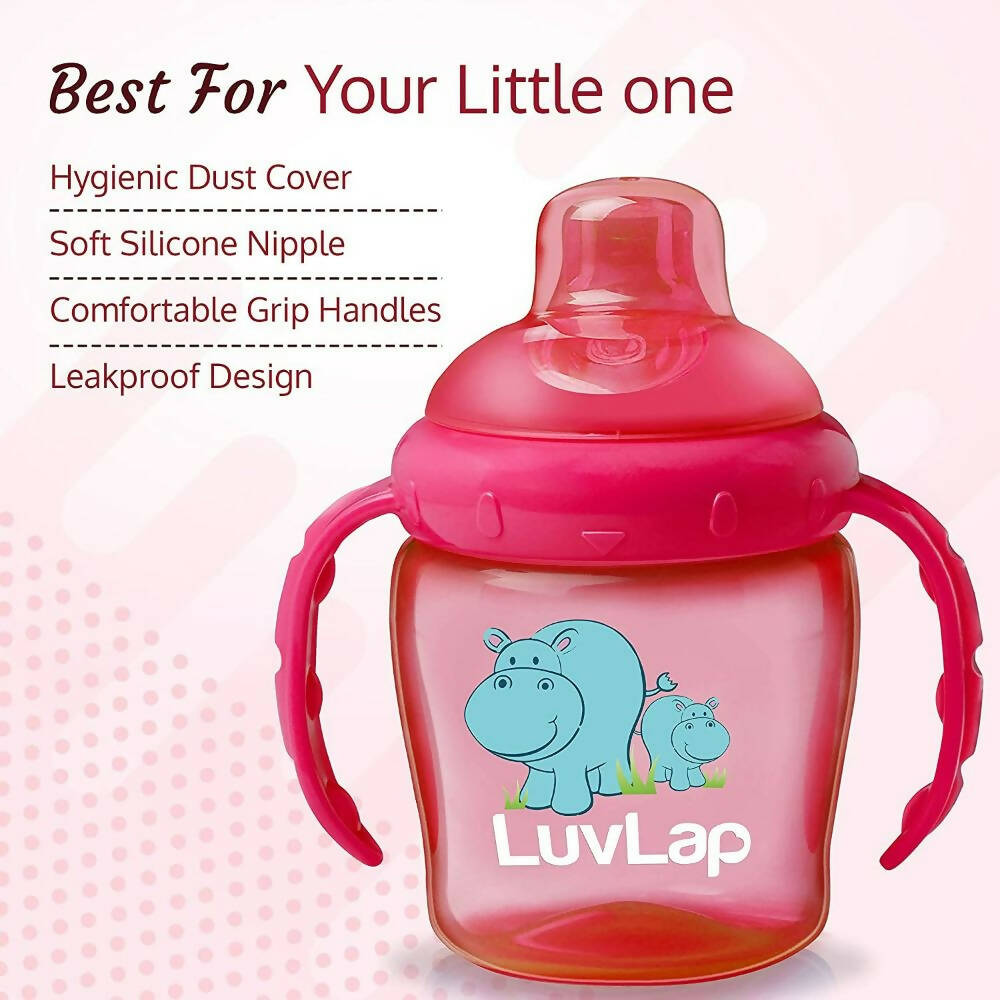 LuvLap Hippo Spout Sipper Cup | Grocsy