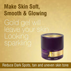Astaberry Professional Gold Face Gel for Glow & Radiance | Grocsy