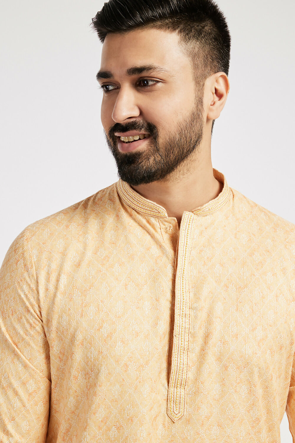 Ethnic India Yellow Men's Kurta | Grocsy