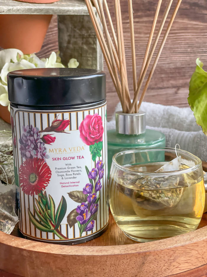 Myra Veda Skin Glow Tea | Grocsy