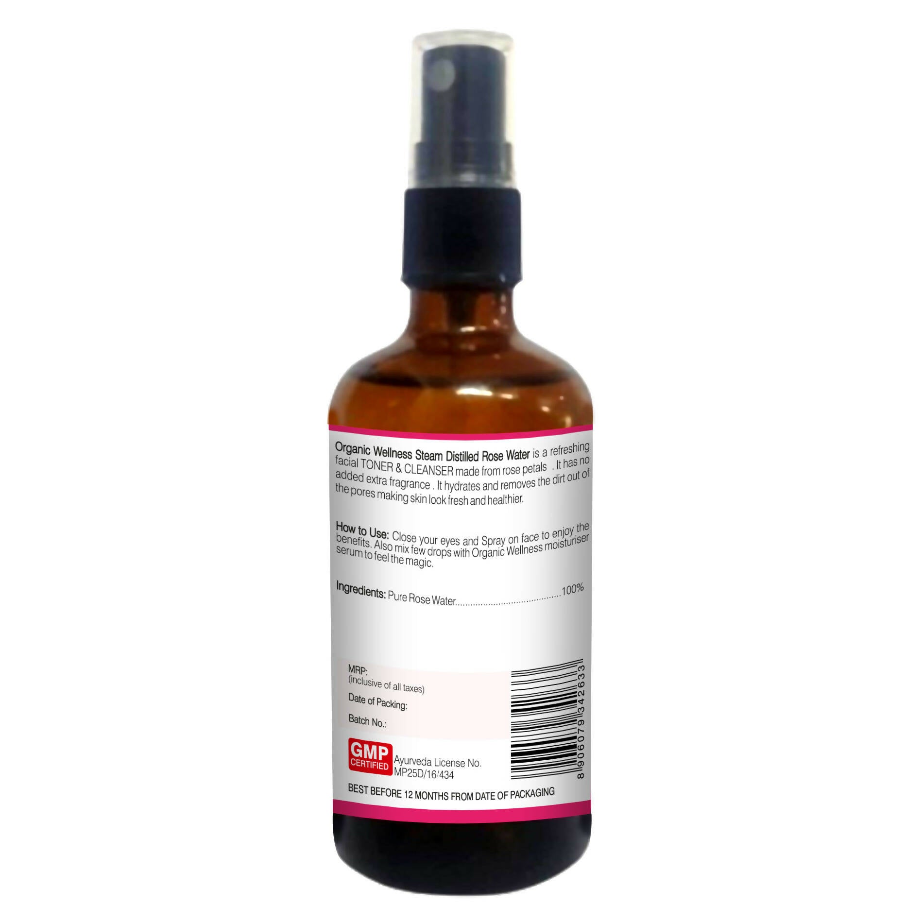 Organic Wellness Rose Water Gentle Cleanser | Grocsy