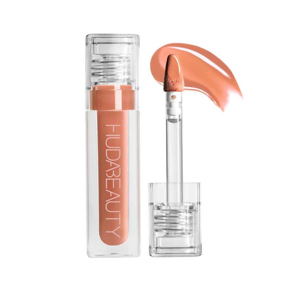 Huda Beauty Faux Filler Extra Shine Lip Gloss - Honey | Grocsy