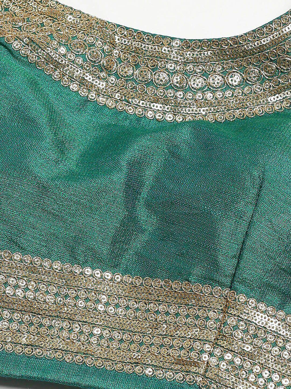 Tulsi Art Turquoise Blue Semi-Stitched Myntra Wedding Wear Lehenga & Unstitched Blouse With Dupatta | Grocsy