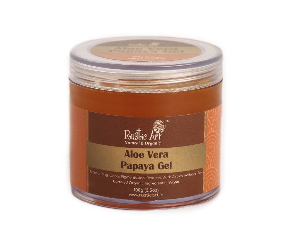 Rustic Art Aloevera Papaya Gel | Grocsy