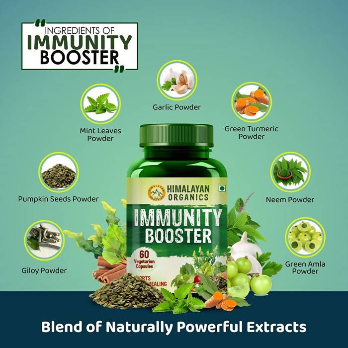 Himalayan Organics Immunity Booster Vegetarian Capsules | Grocsy