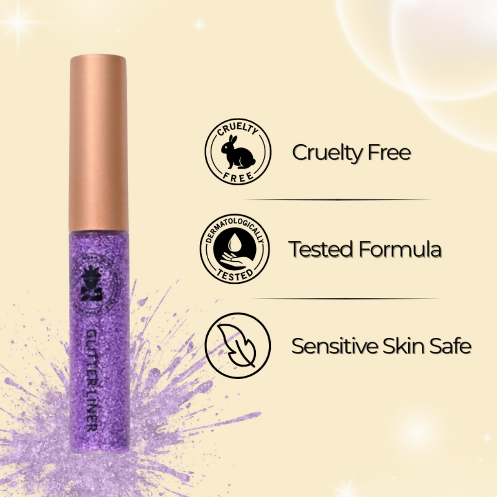 BOBI Glitter Eyeliner Purple Diamond Sparkle Finish | Grocsy