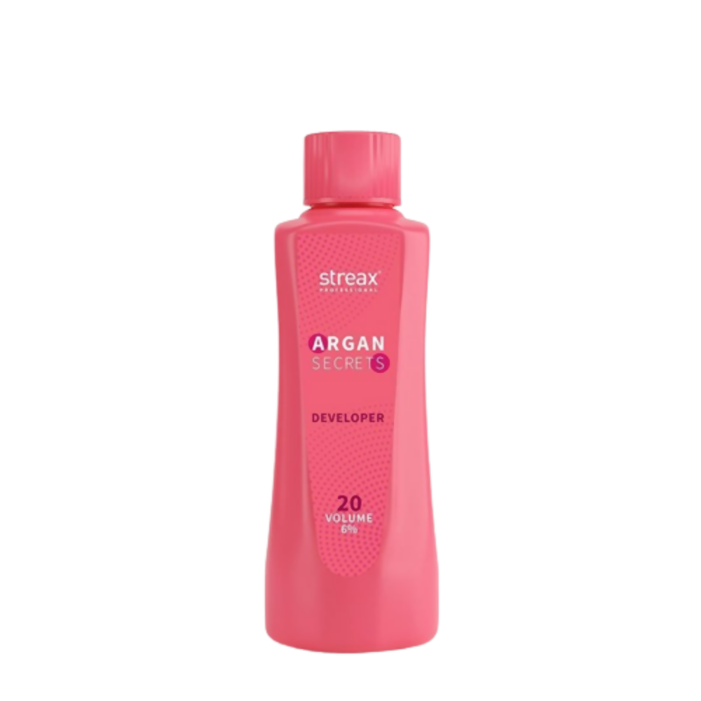 Streax Professional Developer For Argan Secrets Colourant - 20 Volume 6% | Grocsy
