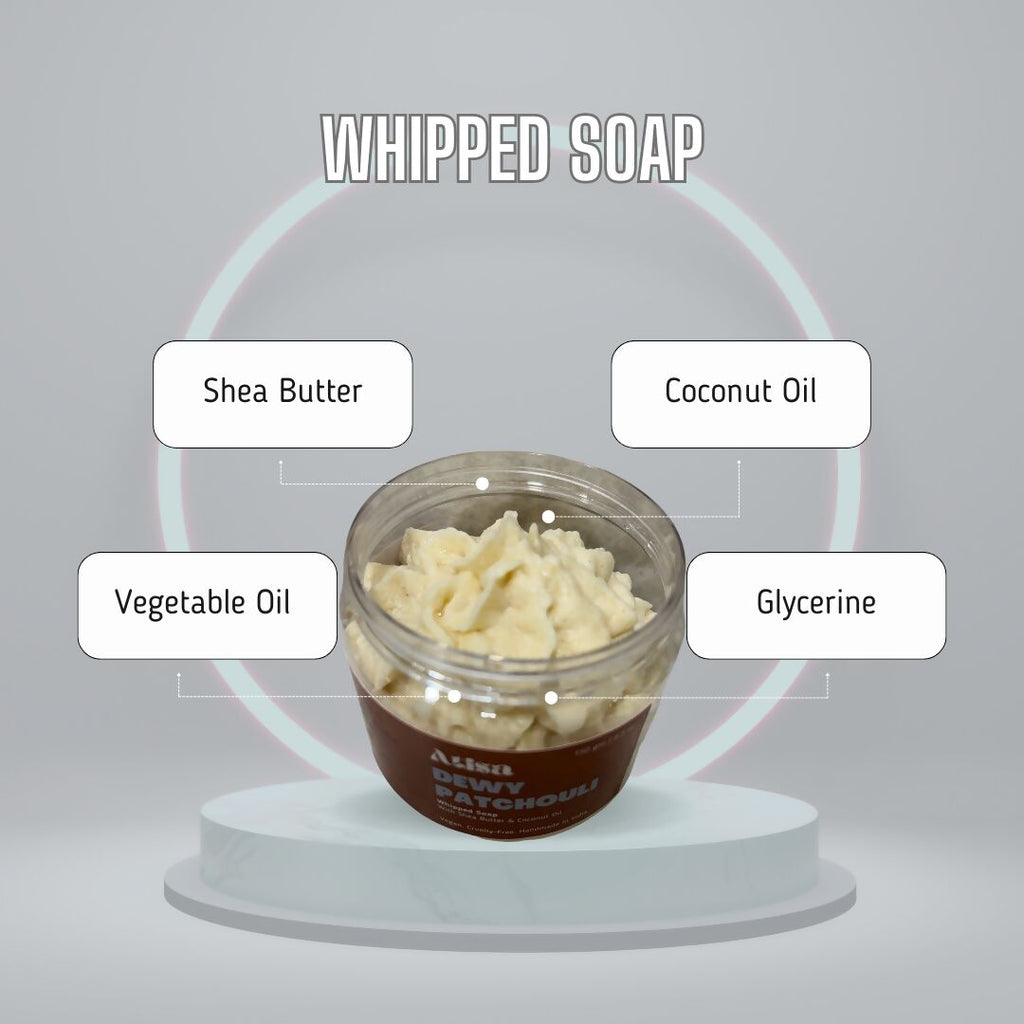 Atisa Dewy Patchouli Whipped Soap | Grocsy