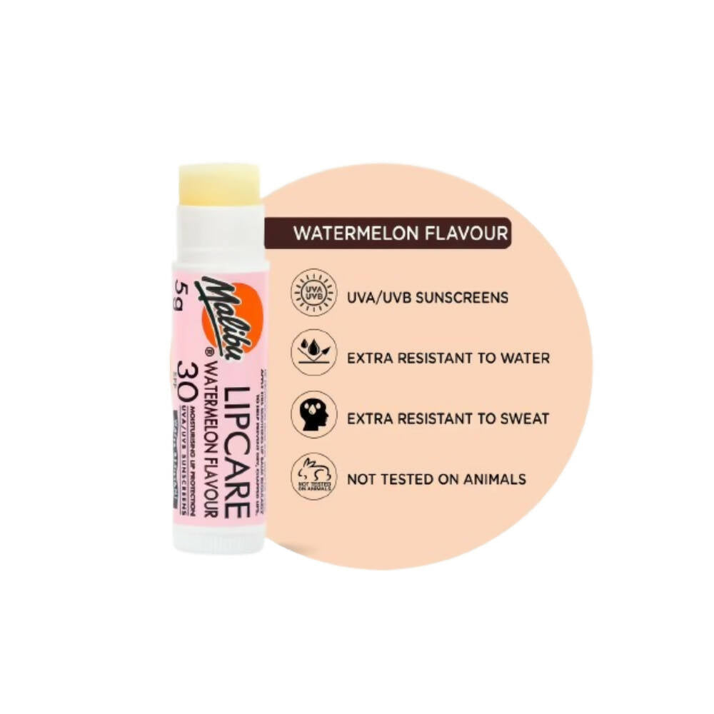 Malibu Watermelon Lip Balm SPF 30 Vegan | Grocsy