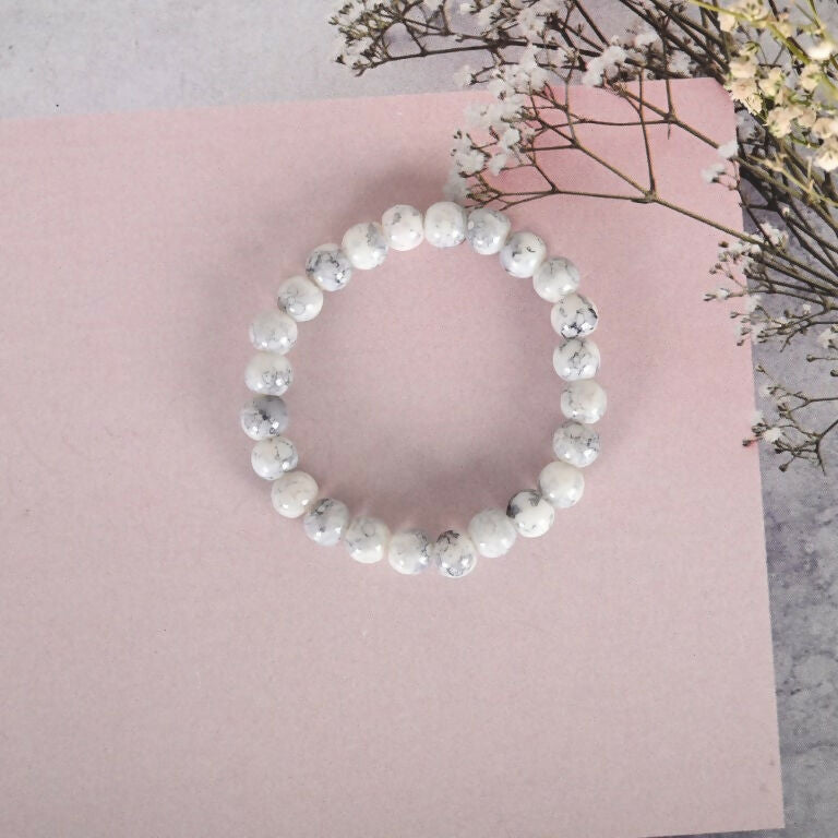 NVR Men & Women Marbel Elasticated Bracelet | Grocsy