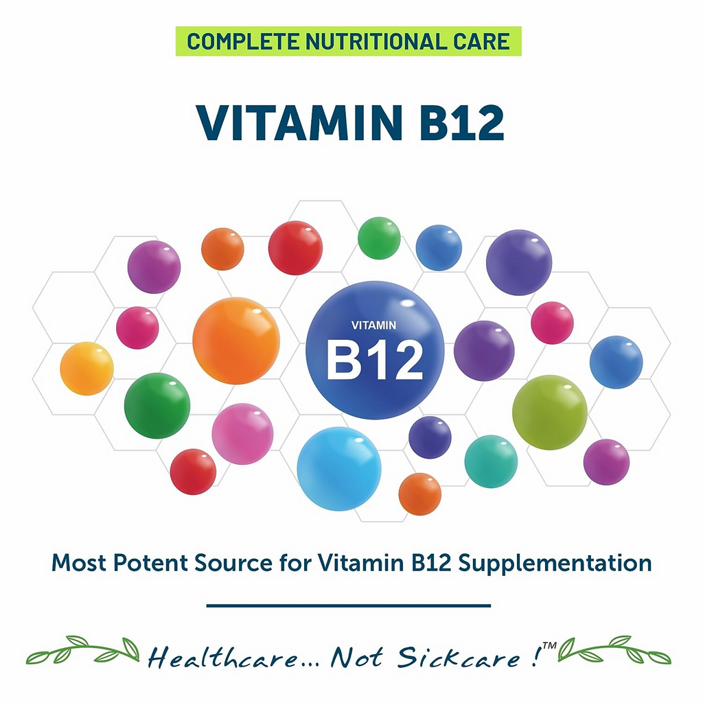 Bliss Welness Vitamin B12 Tablets | Grocsy