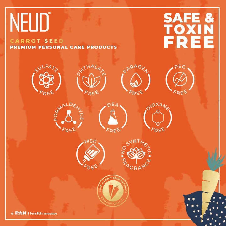Neud Carrot Seed Face Wash | Grocsy