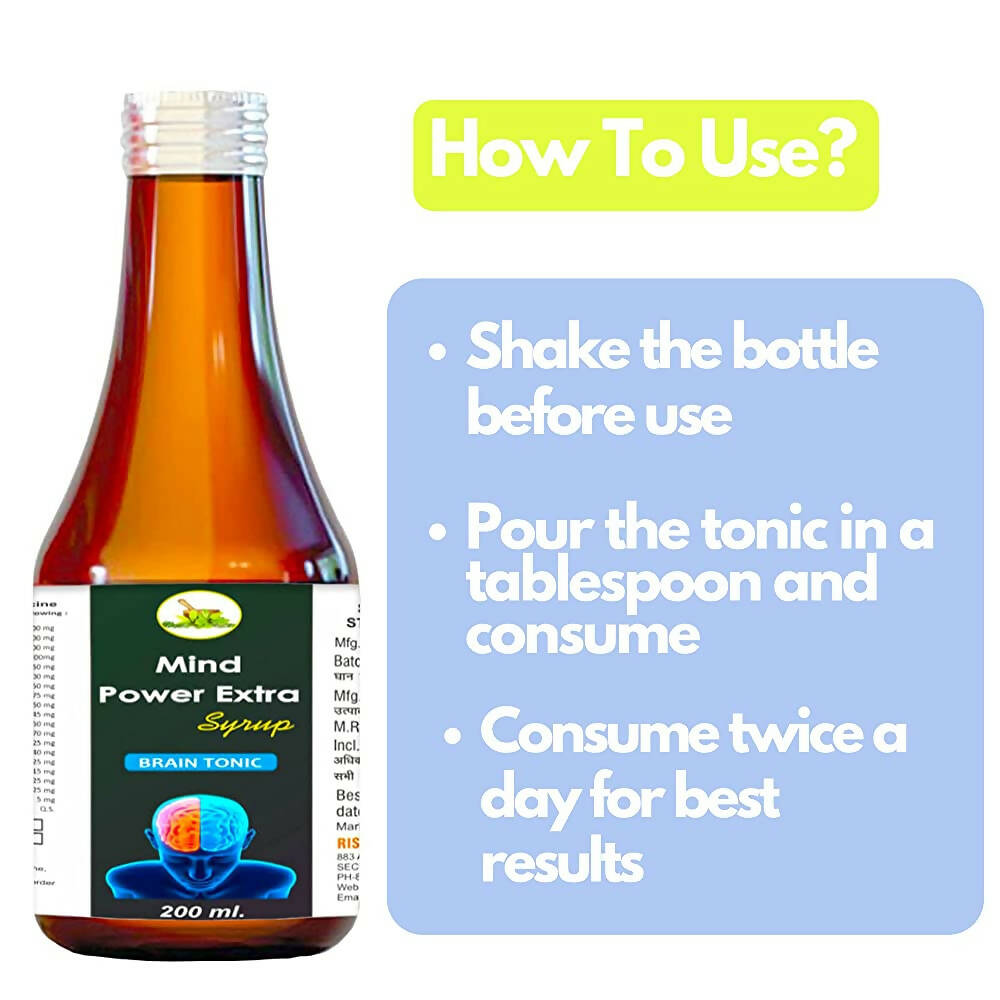 Mind Power Extra Brain Tonic Syrup | Grocsy