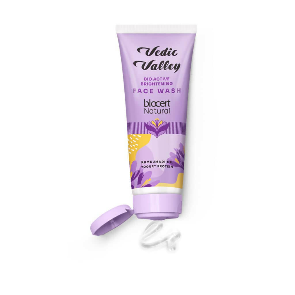 Vedic Valley Face Wash Bio Brightening With Kumkumadi Oil & Yogurt Protein | Grocsy