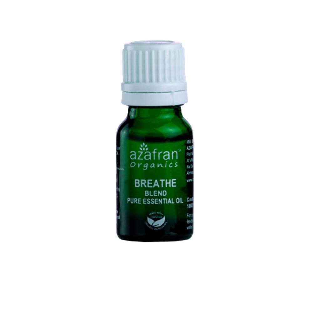 Azafran Organics Breathe Blend Pure Essential Oil | Grocsy