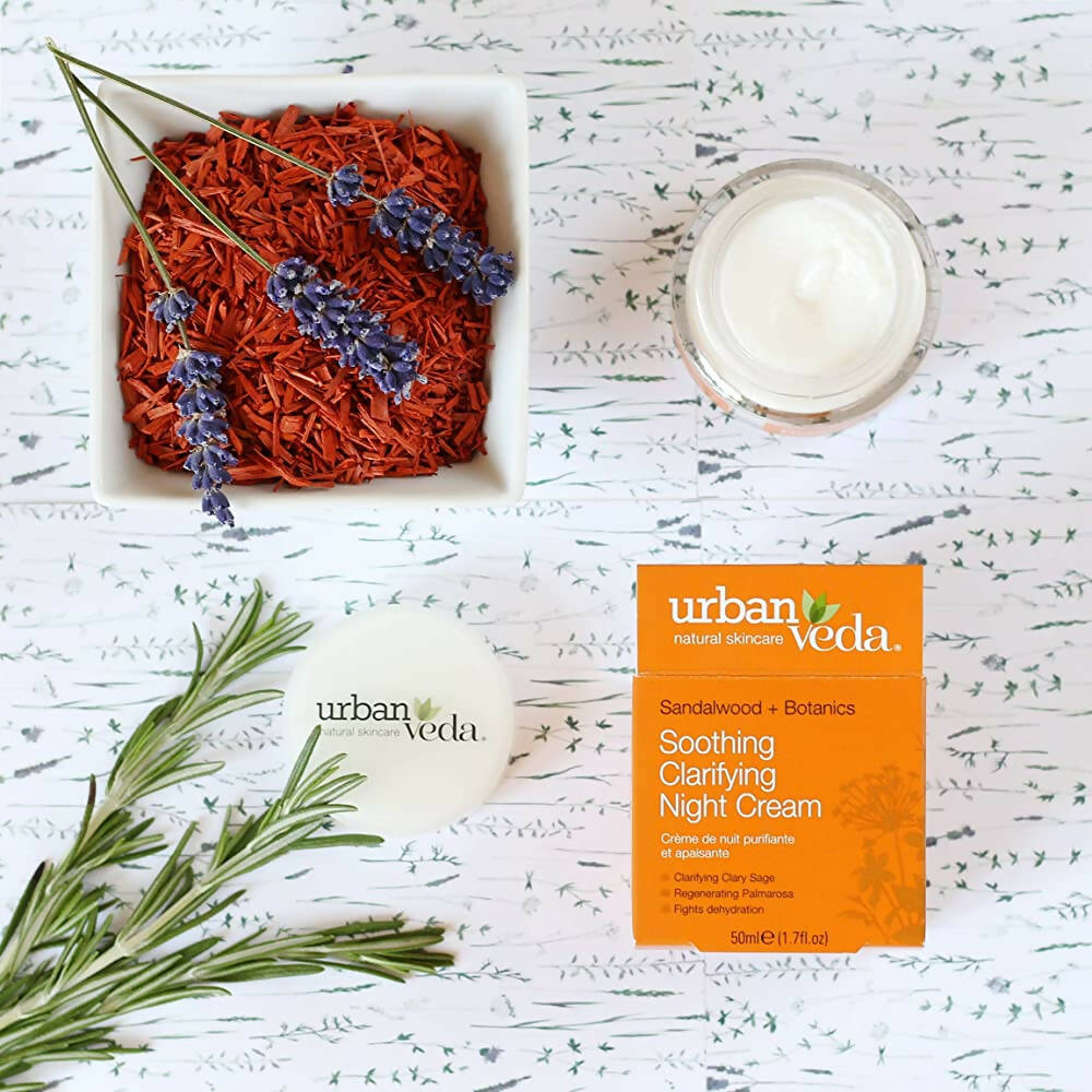 Urban Veda Soothing Clarifying Night Cream | Grocsy
