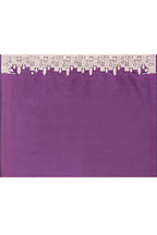 Joban Fashion Plum Purple Hand Woven & Zari Work Katan Pure Handloom Banarasi Silk Saree | Grocsy
