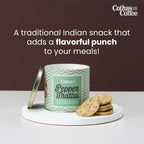 Cothas Pepper Thattai | Crispy Rice Flour Snack with Green Gram & Cumin | Grocsy