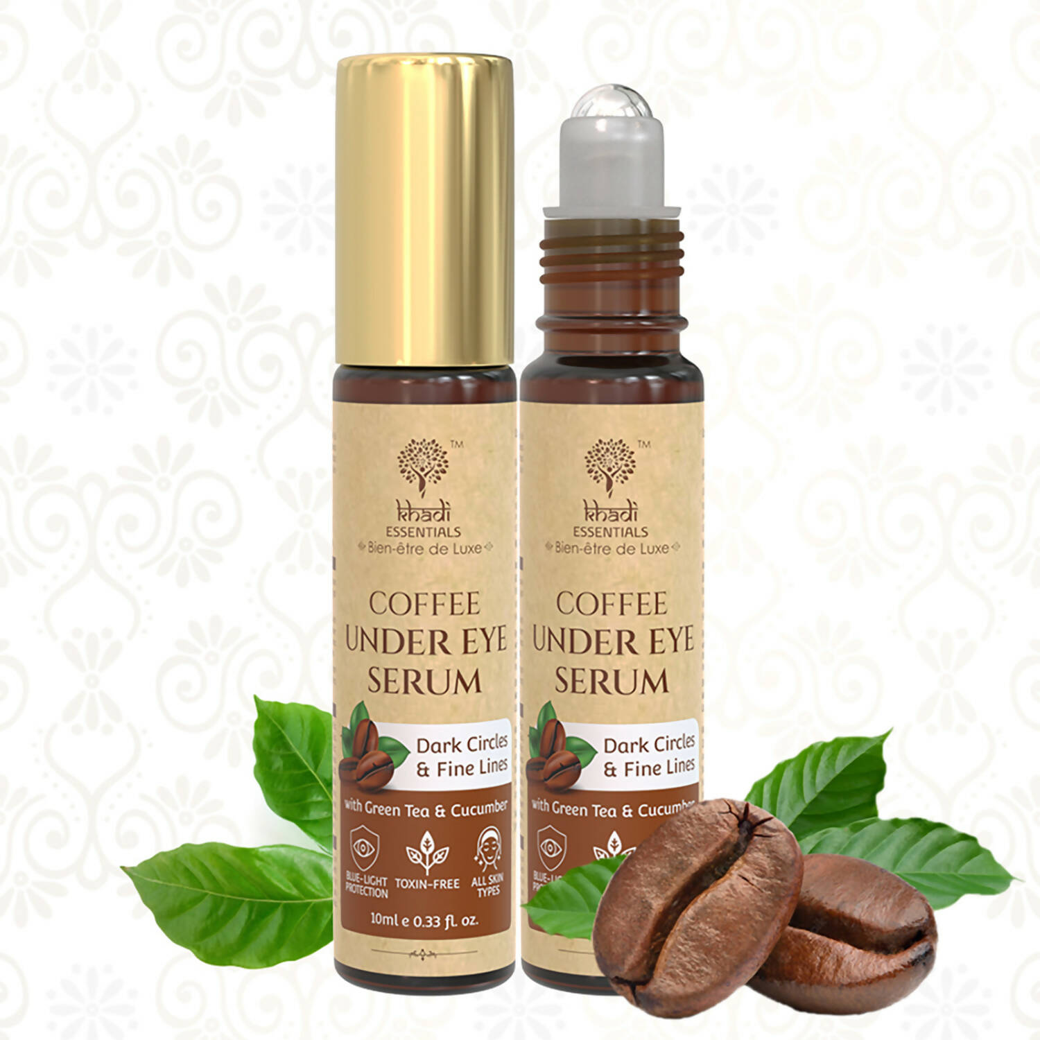 Khadi Essentials Coffee Under Eye Serum | Grocsy